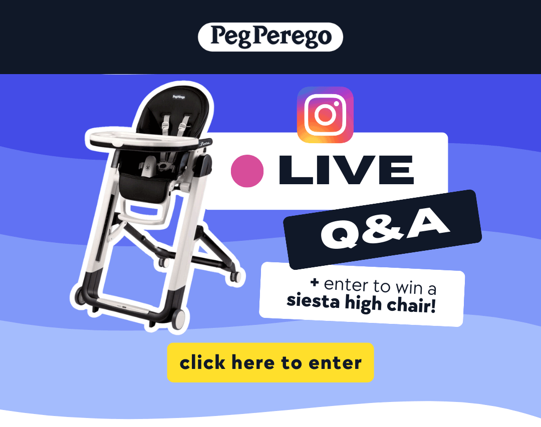 Peg Perego x Albee Instagram Live + Giveaway