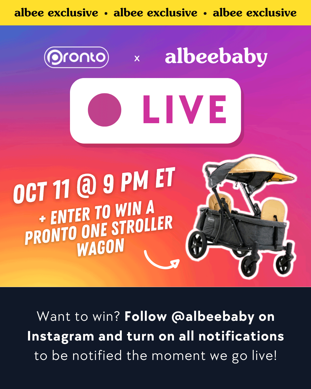 Albee Baby 🆕 Pronto Stroller Exclusive Offer + Giveaway! 🥳 Milled