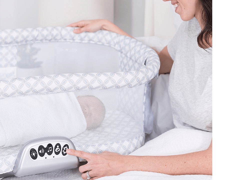 Halo swivel cheap bassinet buttons