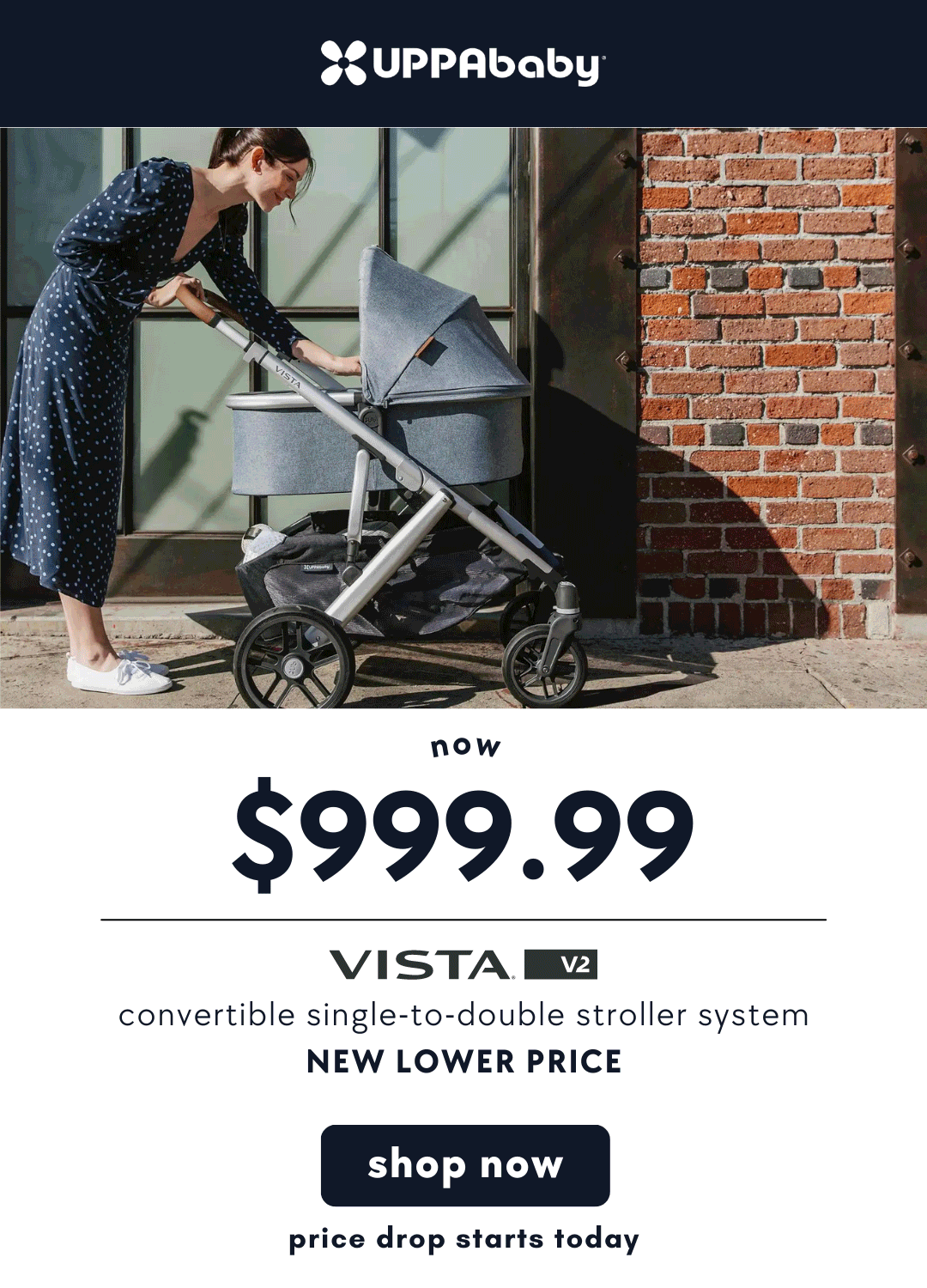 🍾 Happy New Year! Let's toast to new gear sales! 🥂 UPPAbaby VISTA V2 Price Drop! Albee Baby