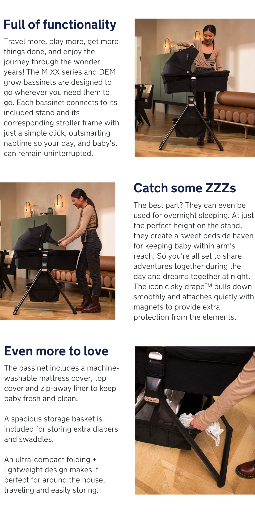 🆕 Nuna + Stand for DEMI grow & MIXX next Strollers Albee Baby