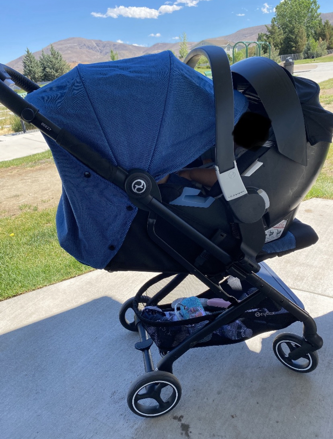 CYBEX Beezy 2 Compact and Lightweight Travel Stroller - Compatible with  CYBEX Car Seats, Ocean Blue - Yahoo Shopping