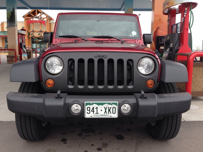 Mopar Satin Black Grill for 2007-2018 Wrangler JK 