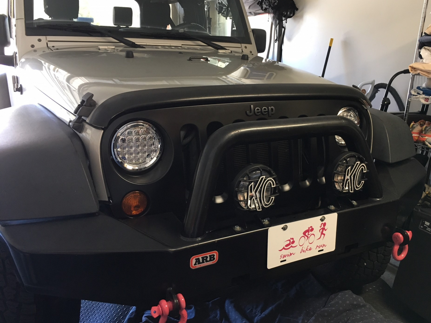 Mopar Satin Black Grill for 2007-2018 Wrangler JK 