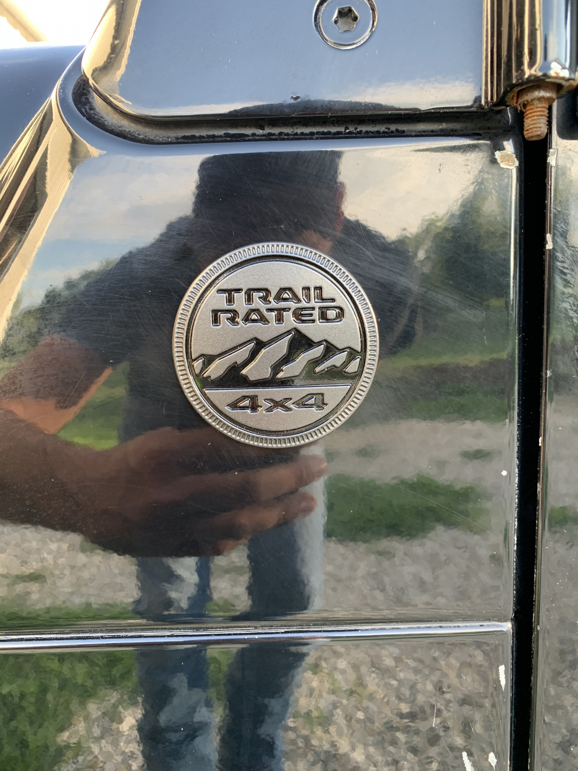 2003 - 2018 Jeep Liberty Wrangler Cherokee 4x4 Trail Rated Emblem Badge Mopar