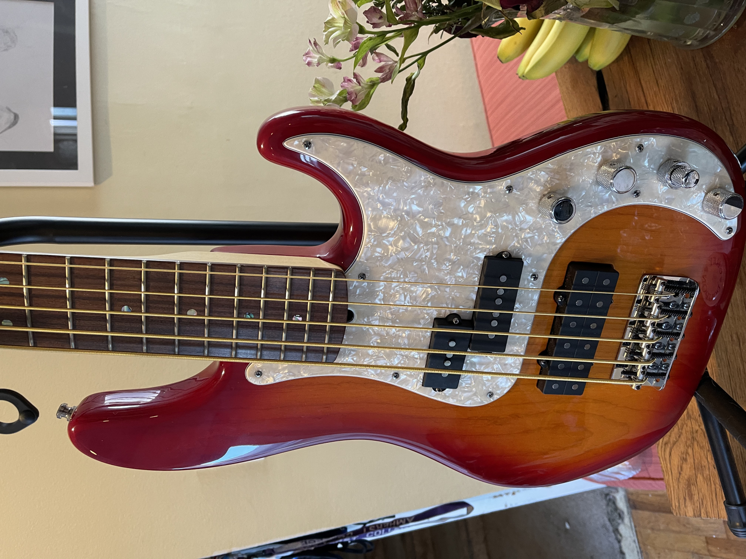 Optima Electric Unique Bass Gold 5-String, .045 - .130, 2409B