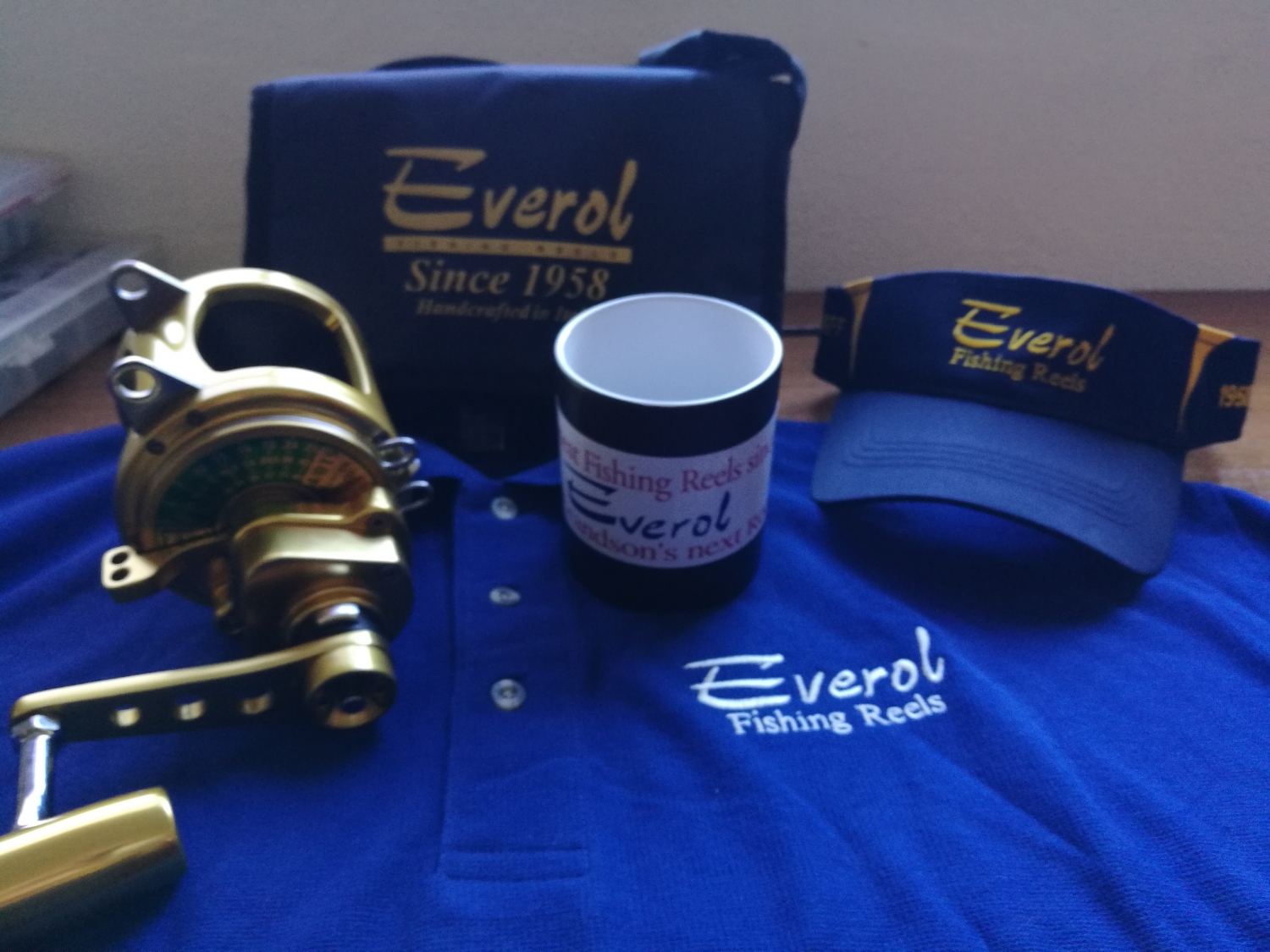 VERY RARE EVEROL 9/0 SIZE LEVER DRAG TROLLING REEL MADE IN ITALY L@@K MUST  SEE