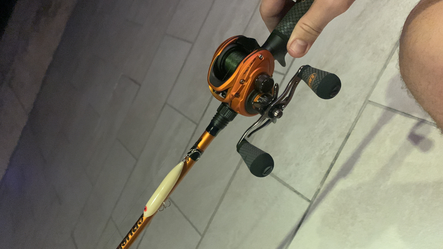 Lew's Mach Crush Baitcast Combo Rod and Reel MH/F | Gear Ratio 7.5:1 7'0''  (Right Hand)