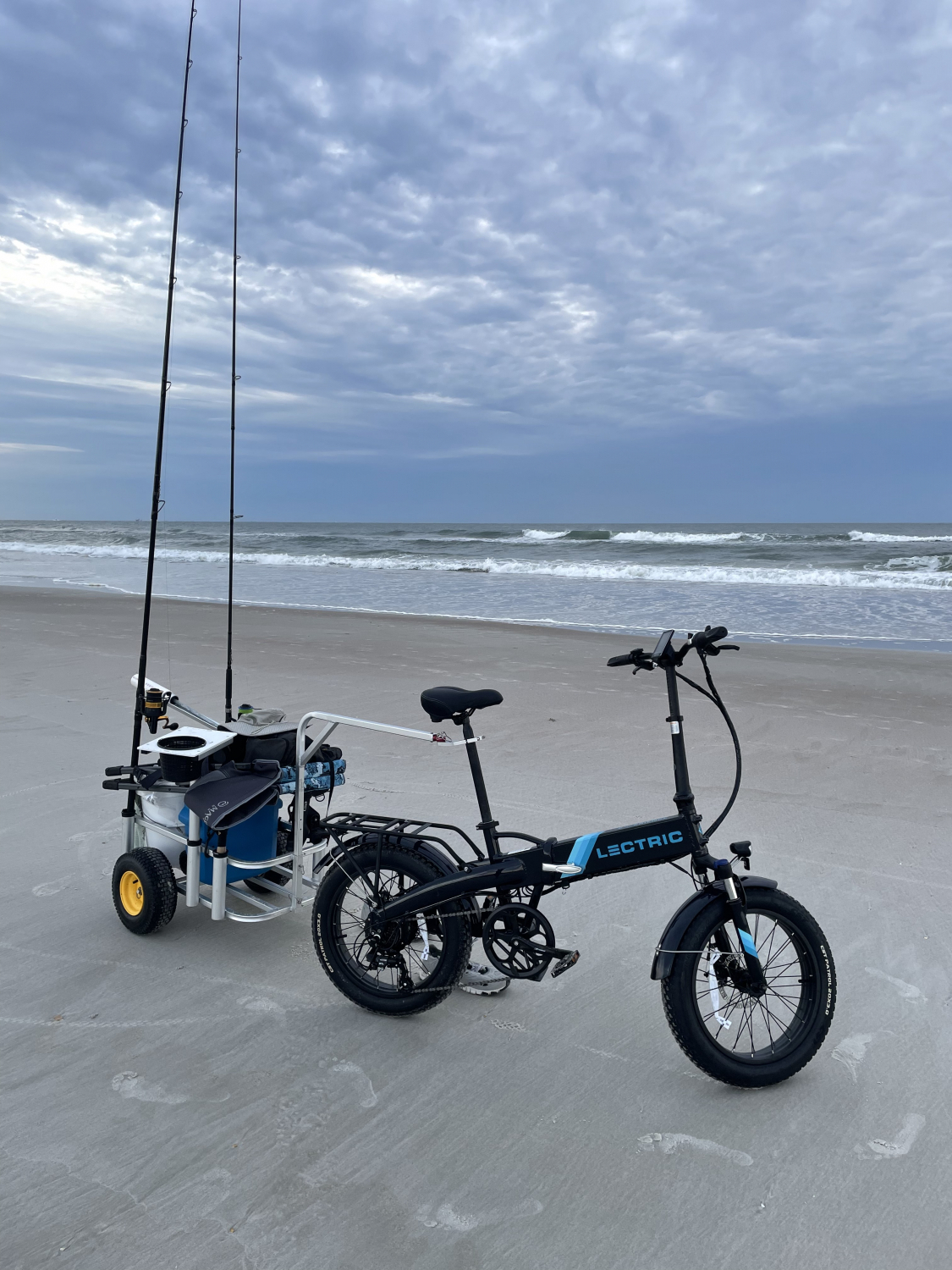 Anglers Aluminum Surf-Mate Surf Cart Bike Hitch #358