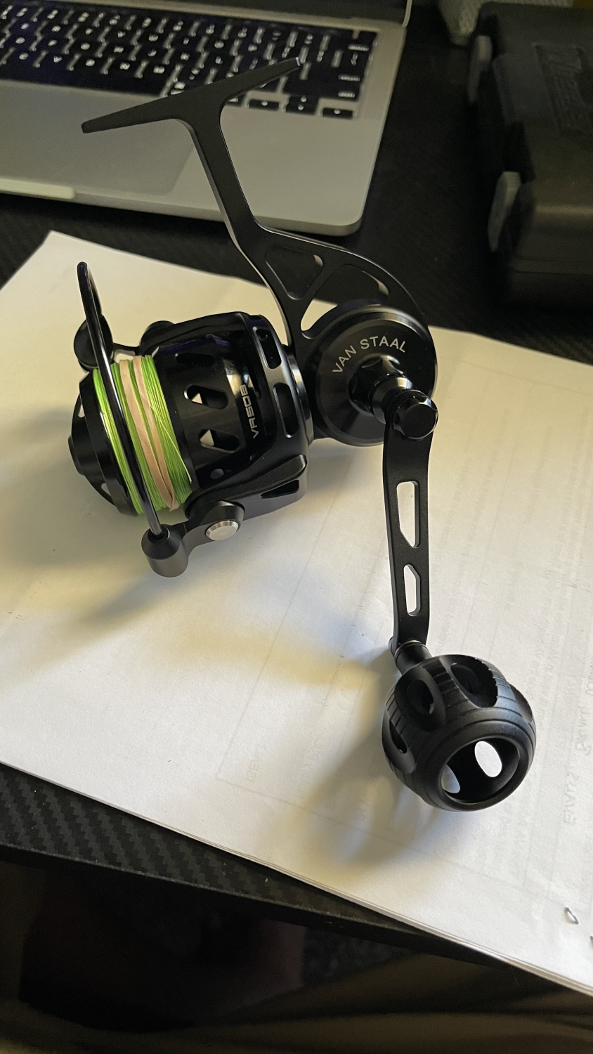 Van Staal VR201 Spinning Reel - Silver - TackleDirect