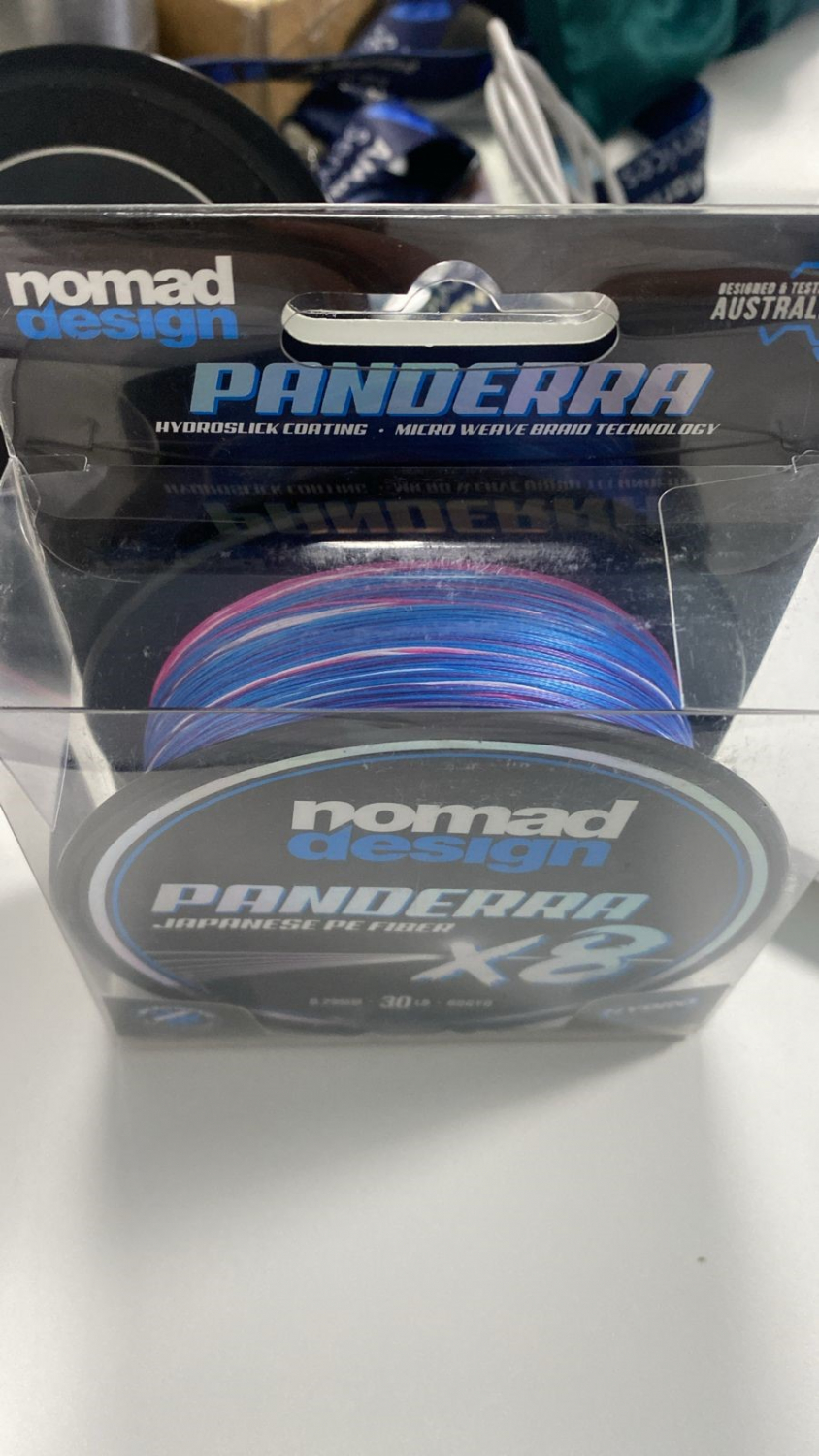 Panderra Multicolour X8 Braid 150yds – Nomad Tackle