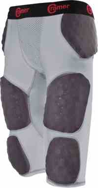 Hard Thigh Pads Sports Unlimited Adult 7 Pad Integrated Football Girdle