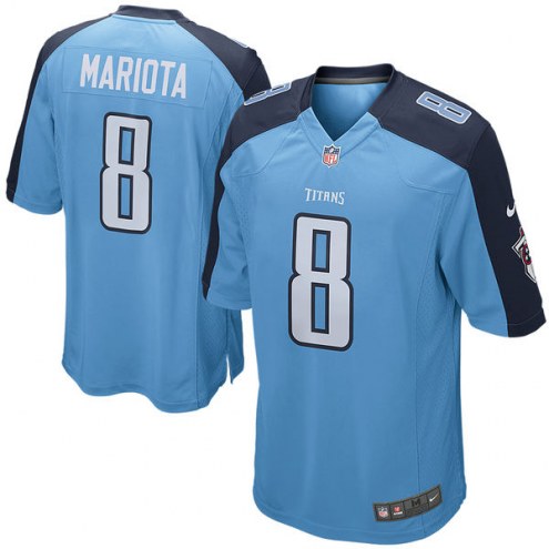 Nike NFL Tennessee Titans Marcus Mariota Youth Game Football Jersey