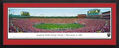 Wisconsin Badgers Lambeau Field College Classic Panorama
