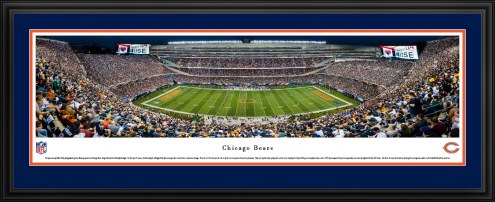 Chicago Bears 50 Yard Line Stadium Panorama