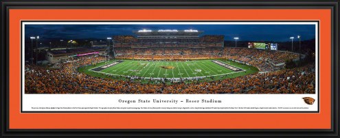 Oregon State Beavers 50 Yard Line Stadium Panorama