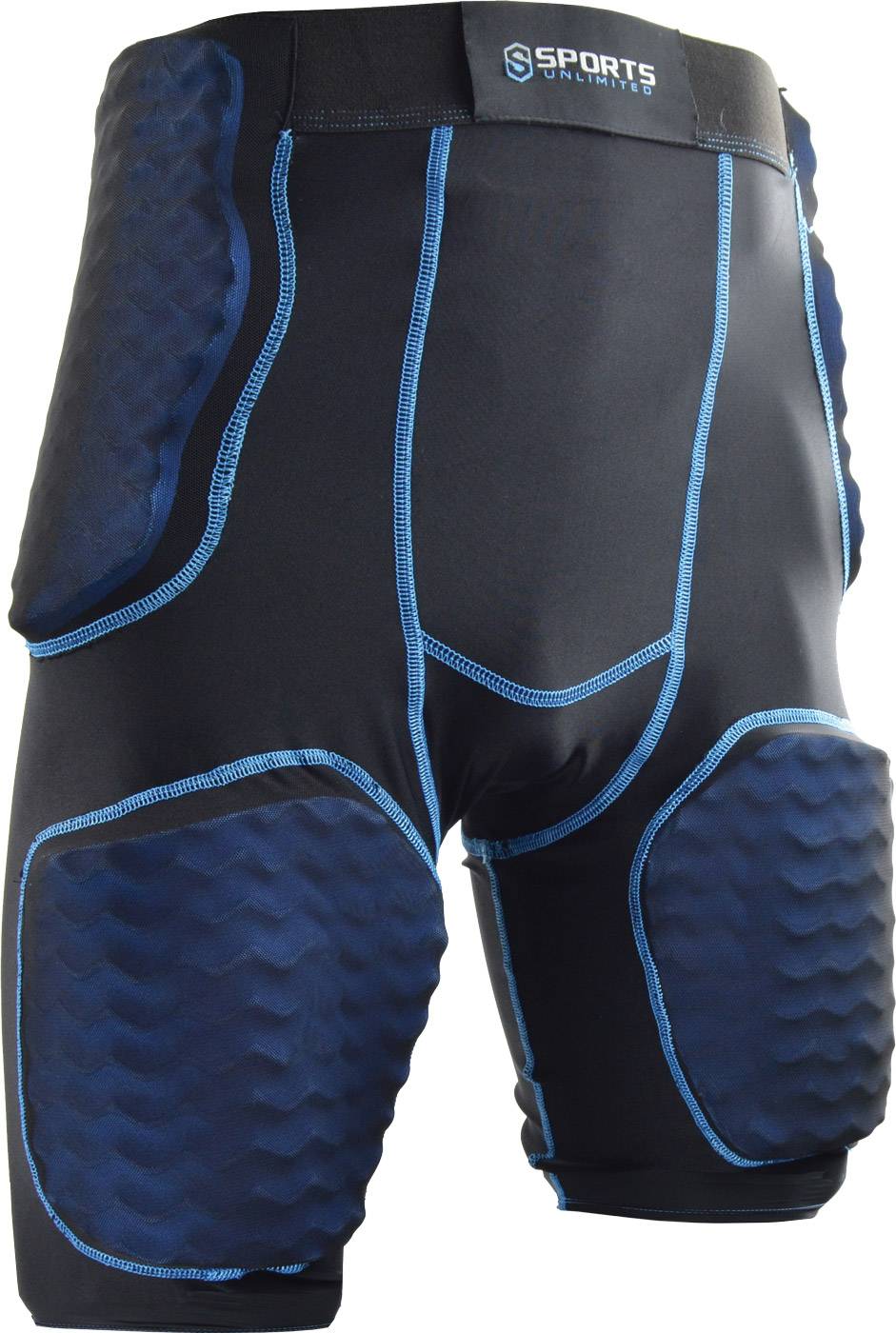 Adult Padded Compression Shorts w/ Integrated Padding Exxact Sports Elite 5-Pad Football Girdle 