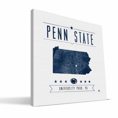 Penn State Nittany Lions Industrial Canvas Print