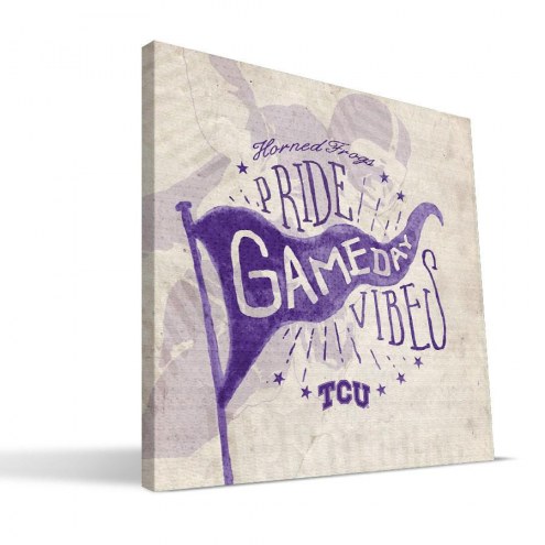Texas Christian Horned Frogs Gameday Vibes Canvas Print
