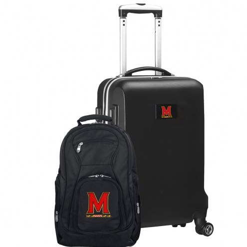 Maryland Terrapins Deluxe 2-Piece Backpack & Carry-On Set