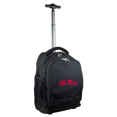 Mississippi Rebels Premium Wheeled Backpack