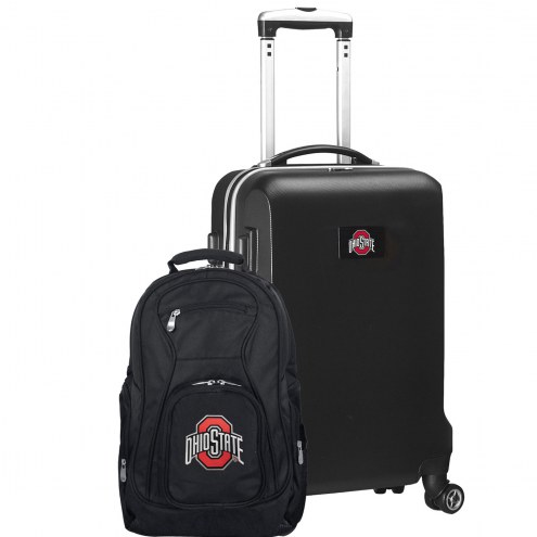 Ohio State Buckeyes Deluxe 2-Piece Backpack & Carry-On Set