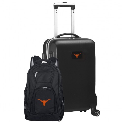 Texas Longhorns Deluxe 2-Piece Backpack & Carry-On Set