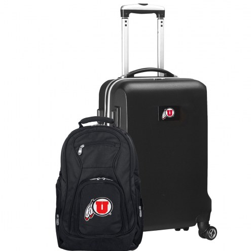 Utah Utes Deluxe 2-Piece Backpack & Carry-On Set