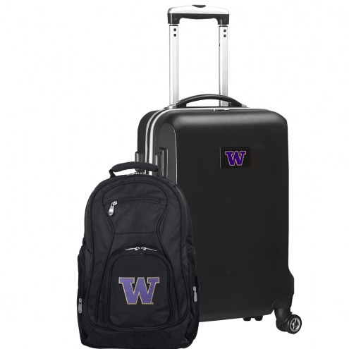 Washington Huskies Deluxe 2-Piece Backpack & Carry-On Set