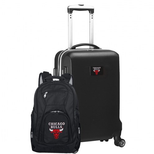 Chicago Bulls Deluxe 2-Piece Backpack & Carry-On Set