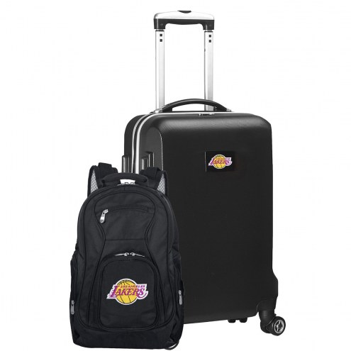 Los Angeles Lakers Deluxe 2-Piece Backpack & Carry-On Set