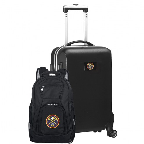 Denver Nuggets Deluxe 2-Piece Backpack & Carry-On Set