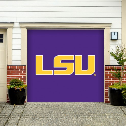 LSU Tigers Single Garage Door Banner