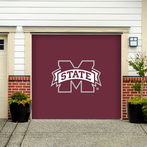 Mississippi State Bulldogs Single Garage Door Banner