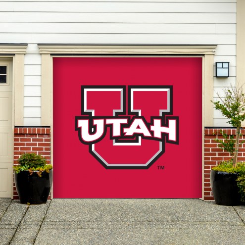 Utah Utes Single Garage Door Banner