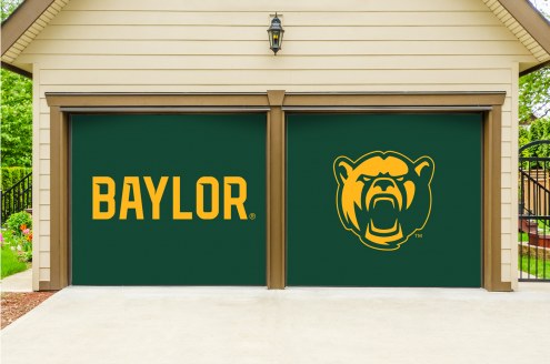 Baylor Bears Split Garage Door Banner