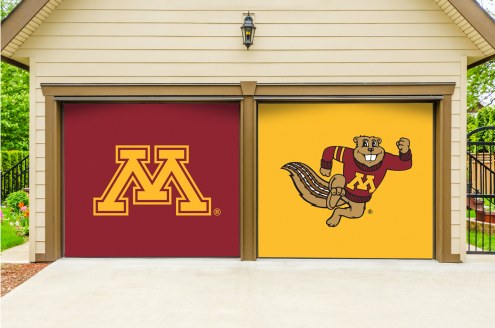 Minnesota Golden Gophers Split Garage Door Banner