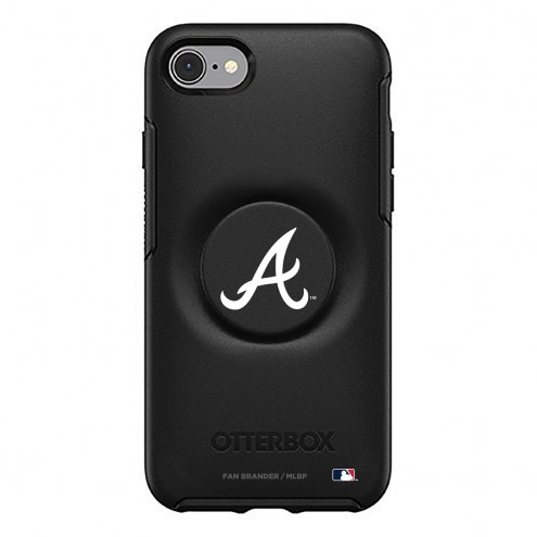 Atlanta Braves OtterBox Symmetry PopSocket iPhone Case