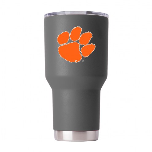 Clemson Tigers 30 oz. Stainless Steel Powder Coated Tumbler