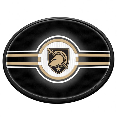 Army Black Knights Oval Slimline Lighted Wall Sign