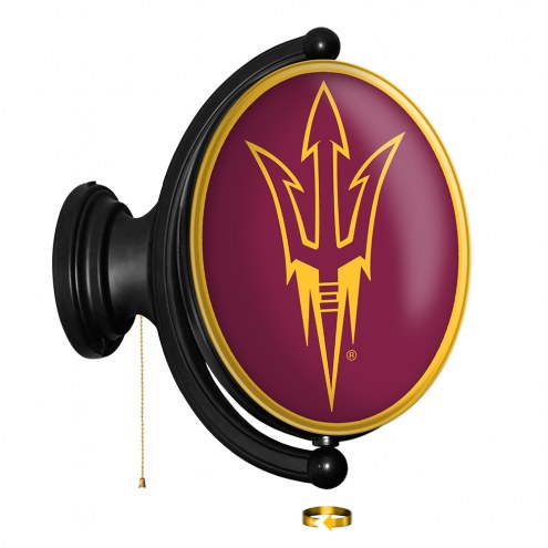 Arizona State Sun Devils Oval Rotating Lighted Wall Sign
