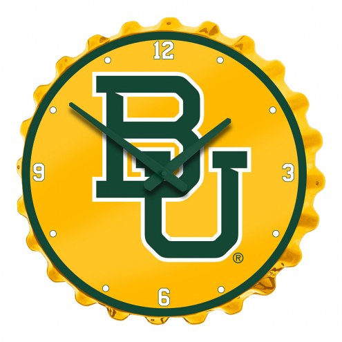 Baylor Bears Bottle Cap Wall Clock