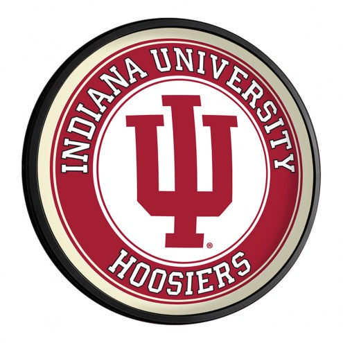 Indiana Hoosiers Round Slimline Lighted Wall Sign