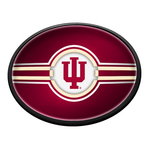 Indiana Hoosiers Oval Slimline Lighted Wall Sign