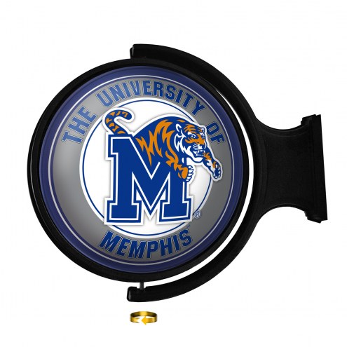 Memphis Tigers Round Rotating Lighted Wall Sign
