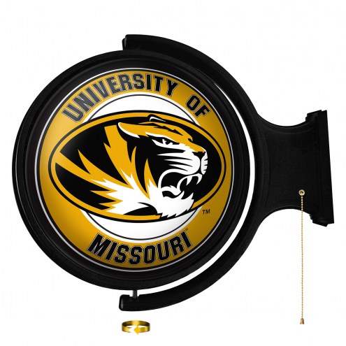 Missouri Tigers Round Rotating Lighted Wall Sign