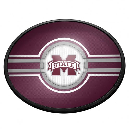 Mississippi State Bulldogs Oval Slimline Lighted Wall Sign