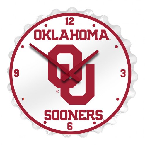 Oklahoma Sooners Bottle Cap Wall Clock