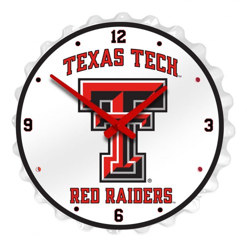 Texas Tech Red Raiders Bottle Cap Wall Clock