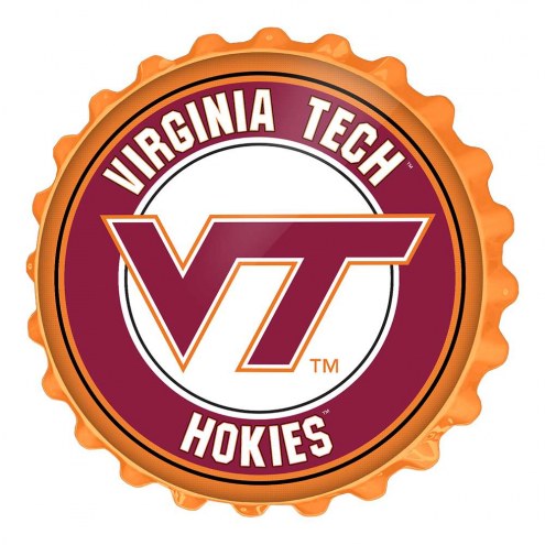 Virginia Tech Hokies Bottle Cap Wall Sign